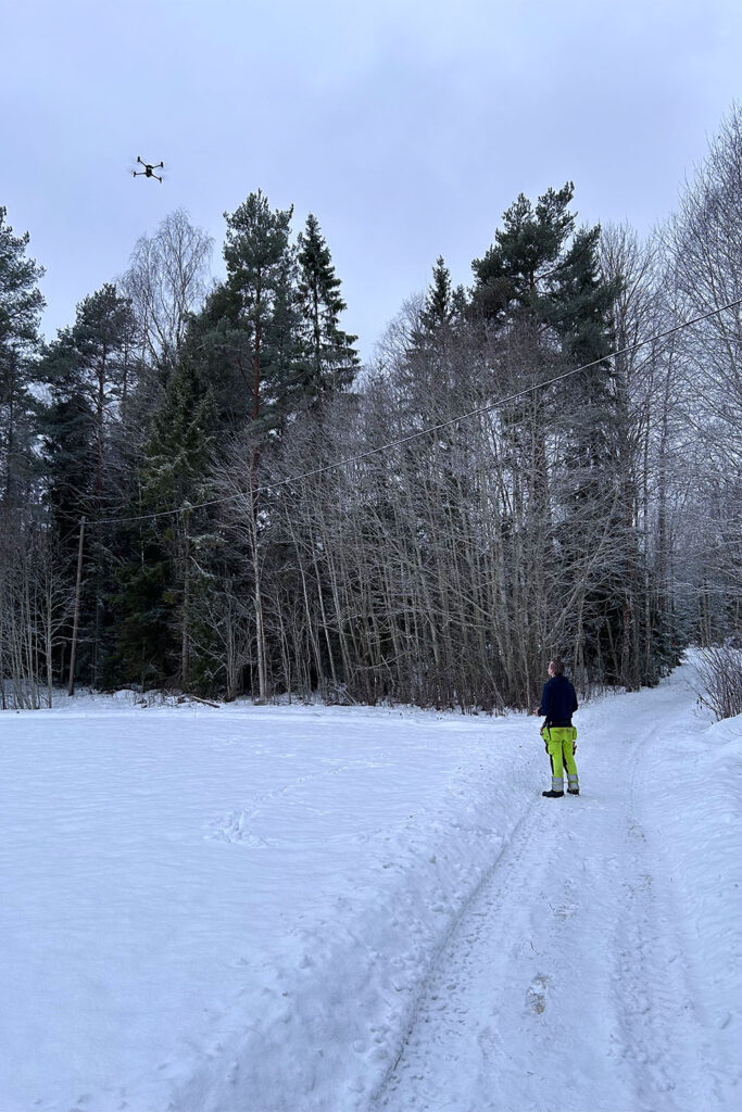 Drönarbesiktning i Dalarna
