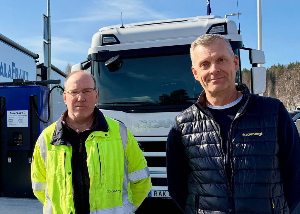 Per Svedu, projektledare och Mikael Eliz, KAM från Dala Energi